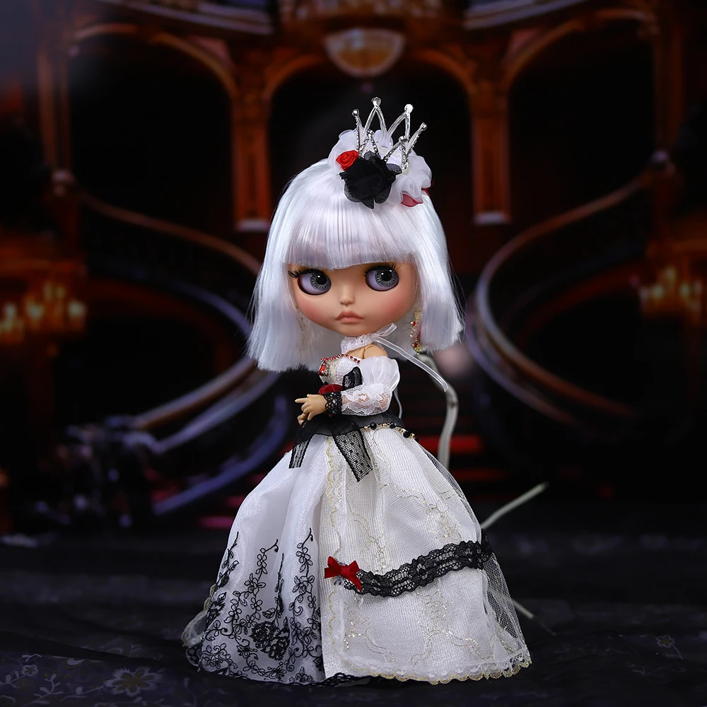 ICY DBS Blyth Doll Tan Skin Carved Lips Matte Face With Eyebrows Azone S Joint Body 1/6 BJD