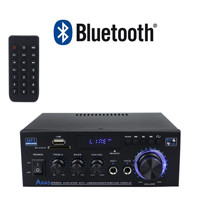 AK45 Home Power Amplifier 2 Channel Bluetooth 5.0 Mini Hifi Digital Stereo Sound Amplifier Digital Amplifier Support USB Input