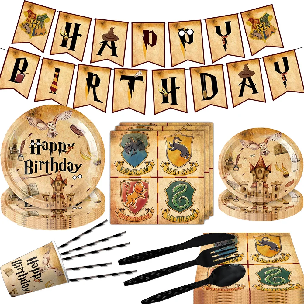 

Academy Magic Theme Birthday Decorations Harris Balloons Party Supplies Cup Plates Tissues Banners Tablecloths Baby Shower Suppl