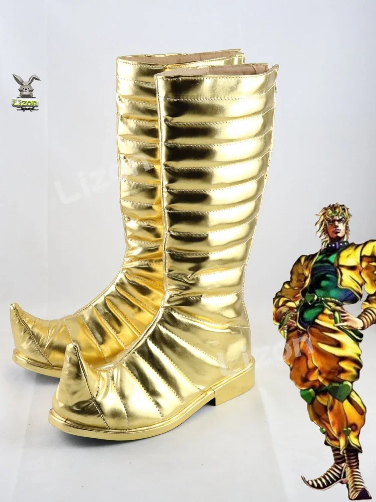 Anime Cosplay JoJo's BizarreB JOJO Dio Shoes Adventure Brando Boots Halloween Women Men Props Customized