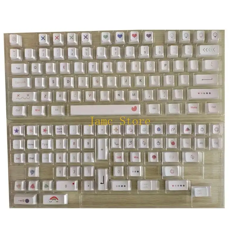 

LX0B 134Keys Cherry Profile Keycap PBT Сублимационная краска для MX 61/64/68/71/84