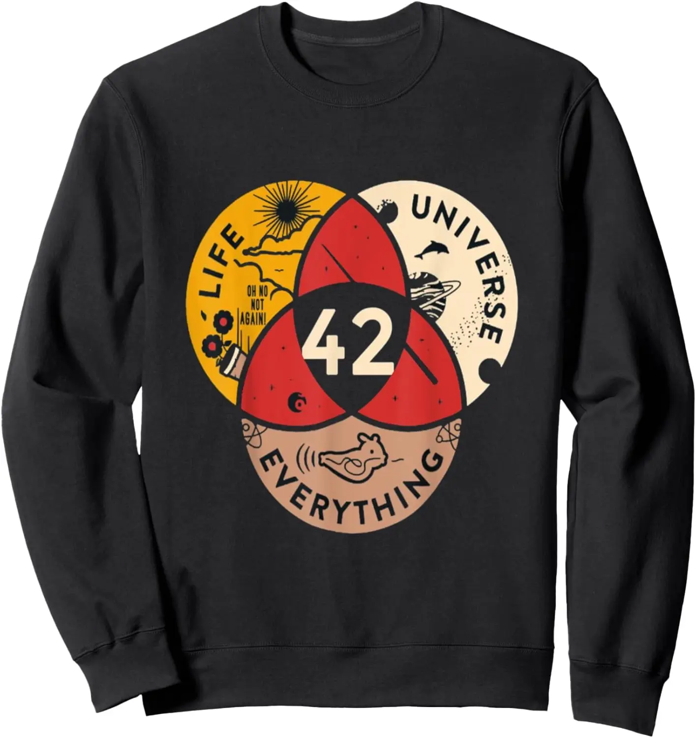 42 Answer To Life Universe and Everything Science Vintage Sweatshirt