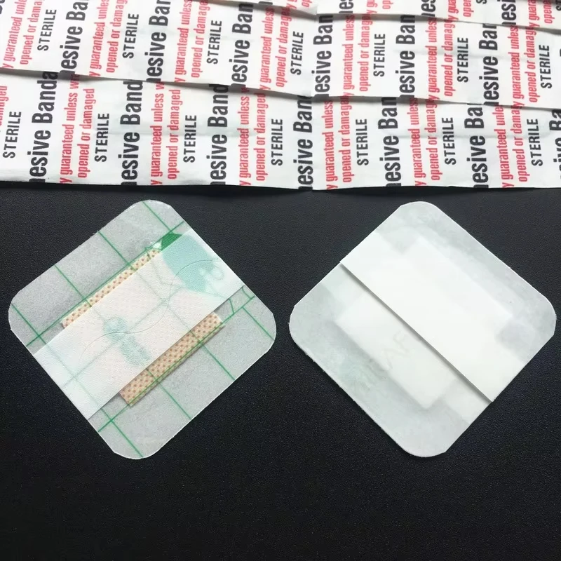50 unids/set tirita transparente de forma cuadrada para vendaje de heridas parche impermeable vendaje adhesivo de primeros auxilios Woundplast