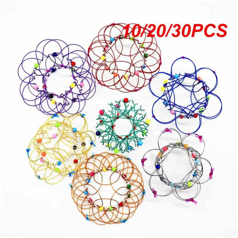 10/20/30PCS Mandala Mild Steel Shape Toy Variety 17.2g Stress Reliever For Kids Puzzle Unique Antistress Children's Puzzle