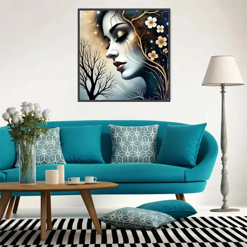 Evershine الماس اللوحة زهرة الأقحوان الملونة الاكريليك لوازم الحرف الماس الفسيفساء DIY التطريز هدية الطفل