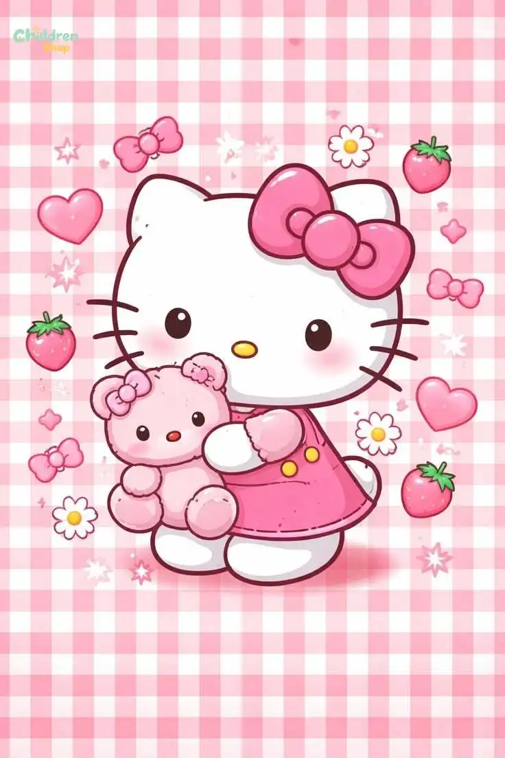 Sanrio Cartoon-Stil 5D DIY Diamantmalerei Dekoration, Kunsthandwerk mit runden und quadratischen Diamanten für Wanddekoration 5D DIY
