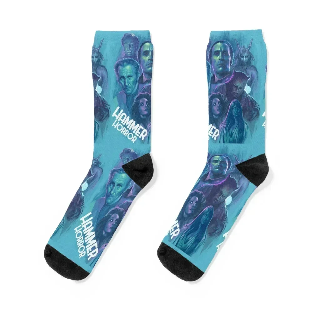 Hammer Horror Montage Socks Stockings with print Boy Socks Women's