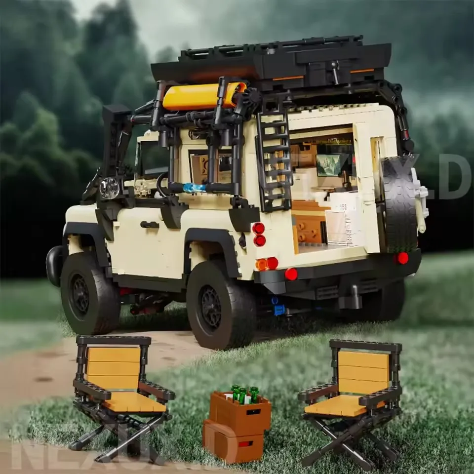 2766PCS Technical Camping Car Model Building Blocks MOC City Off-road Vehicle Trucks Bricks STEM Toys Christmas Gifts