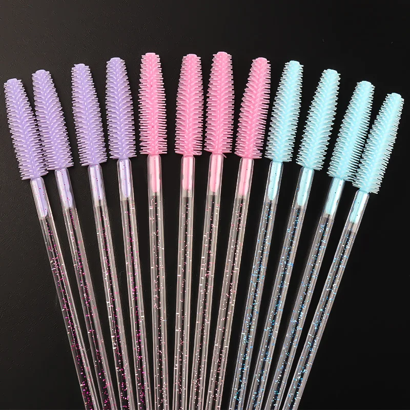 Conjunto de pincéis de maquiagem para cílios, 1/90/200/300 peças, silicone, sobrancelha, micro bastão de algodão, brilho labial, cotonete, ferramentas de extensão de cílios
