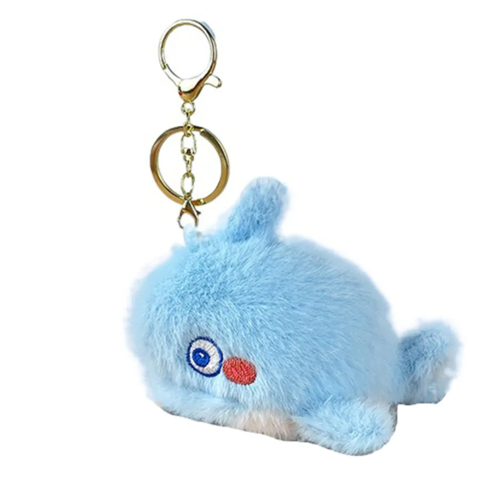 

Turtle Ocean Animal Plush Keychain Octopus PP Cotton Plush Whale Keychain Starfish Fluffy Animal Whale Small Pendant Home Decor