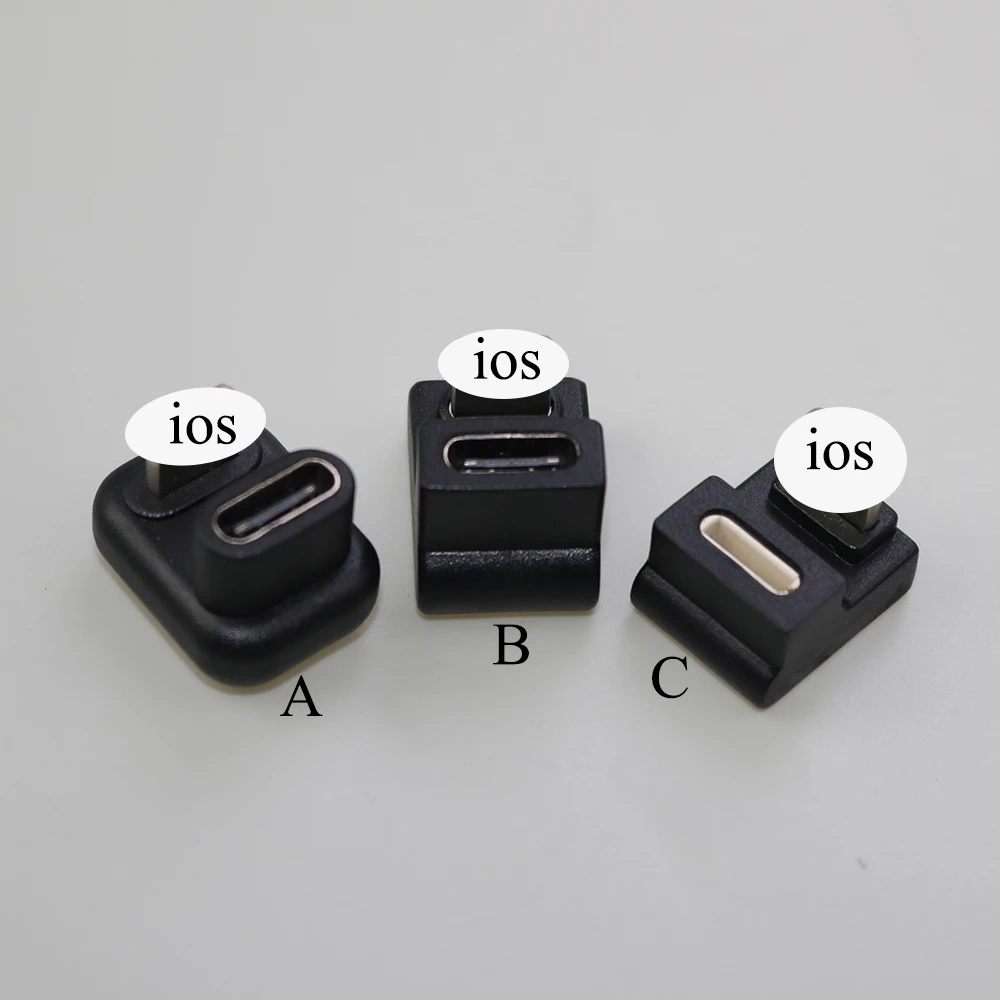 

1 pcs U-Shape Type C to ios Adapter Data Adapter 20W Fast Charging Converter for Macbook Xiaomi Samsung S20