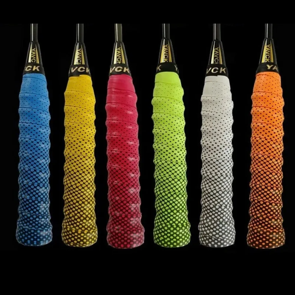 1 قطعة جودة المضادة للانزلاق مضرب تنس شريط لحام امتصاص الصدمات رشاقته الريشة قبضة Overgrip بولي الصيد الصيد رود العصابة التنس