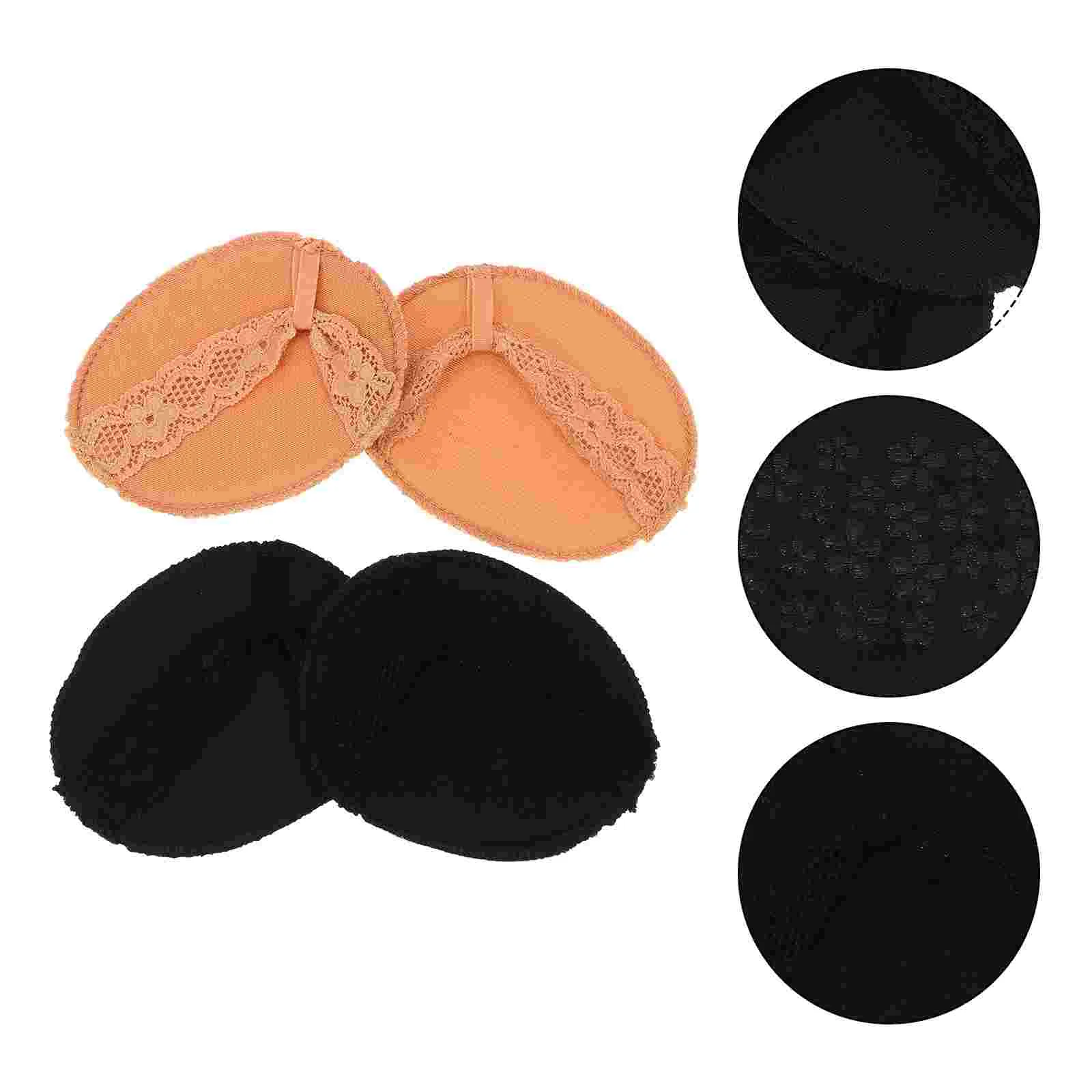 

4 Pairs Non Half Size Shoe Cushions Thickened Forefoot Insoles High Heel Inserts Suitable Sizes Reduce Friction