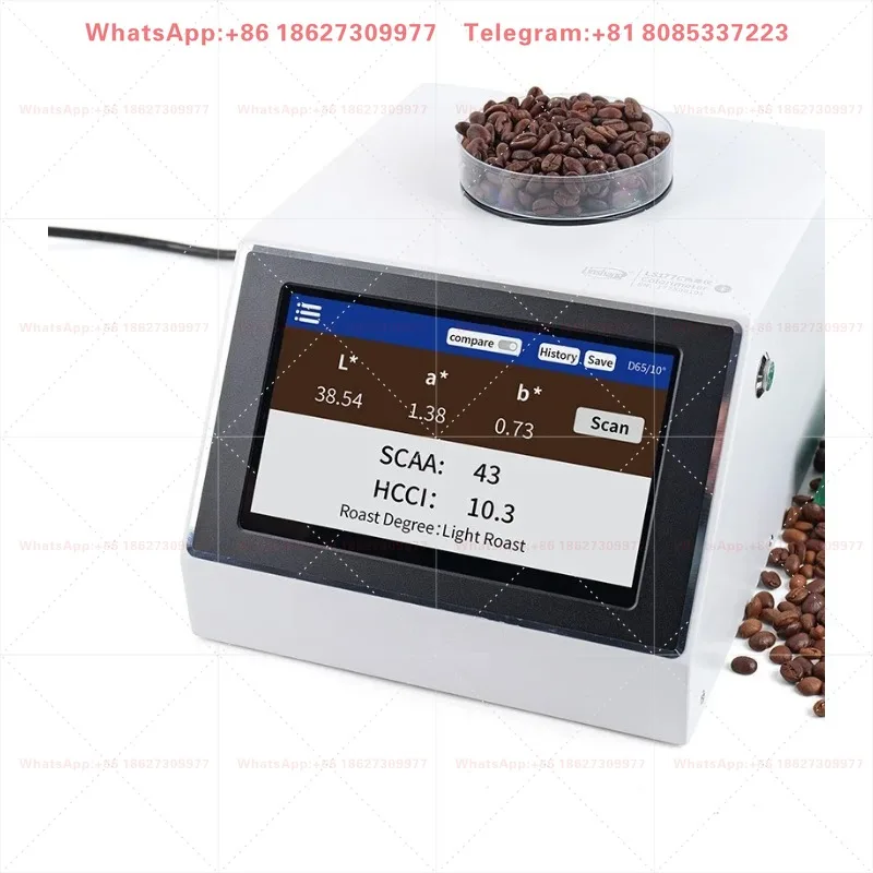 Pro Grade Coffee Colorimeter LS177C Agtron Meter SCAA Roast Level Coffee Roasting Color Meter Colorimeter