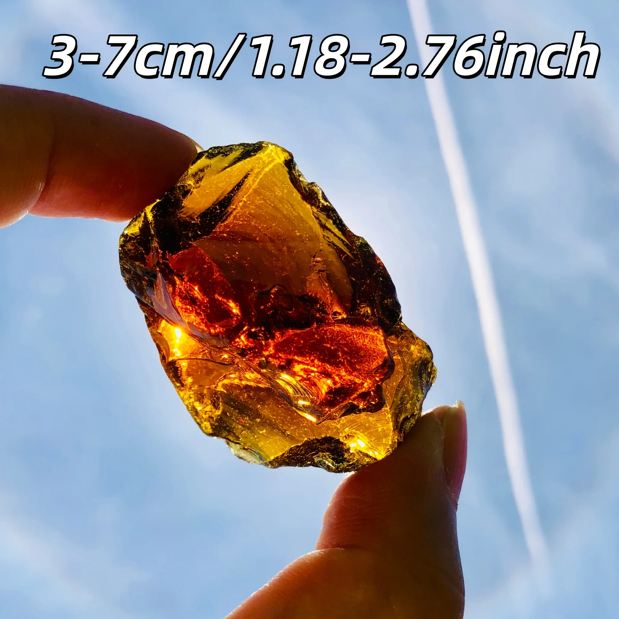 Amber-colored raw glass, Glass Rocks Dark Brown, Aromatherapy diffuser stones, Fish tank decorative stones, Home decoration