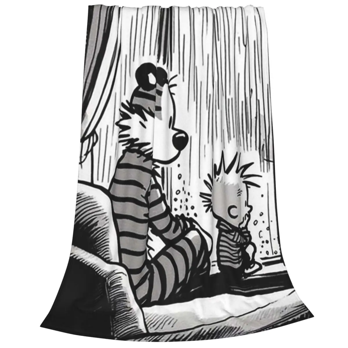 Calvin And Hobbs Dance Classic Blanket Flannel Lightweight Sofa Throw Blankets For Couch Bedding Office Throws Bedspread Quilt