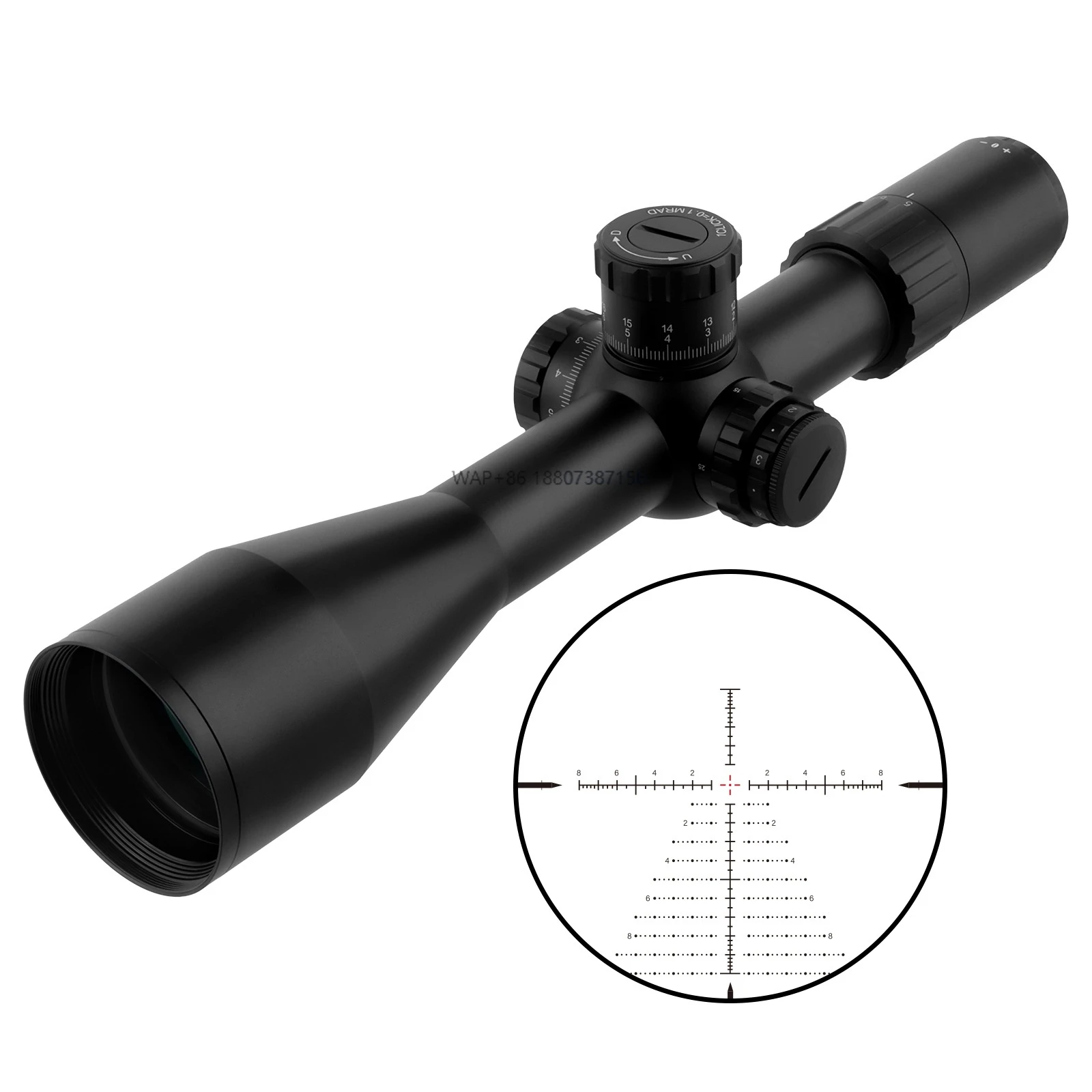 5-30X56 FFP Tactical Long Range Scope Glass 34mm Outdoor Hunting Optic Miras Telescopicas Sight With Red Illumination