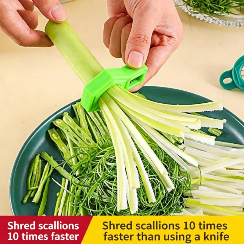 All-round Kitchen Shredding Artifact, Dual-use Plum Blossom Onion Slicer Multifunctional Vegetable Cutting Tool