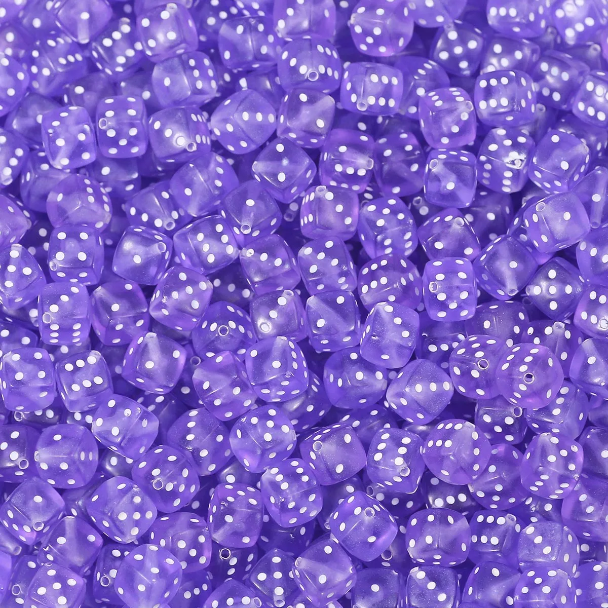 8 mm zarförmige Acrylperlen in Helllila für handgefertigte DIY-Schmuckherstellung, geeignet für Perlenschnüre, lose Perlen, Zubehör