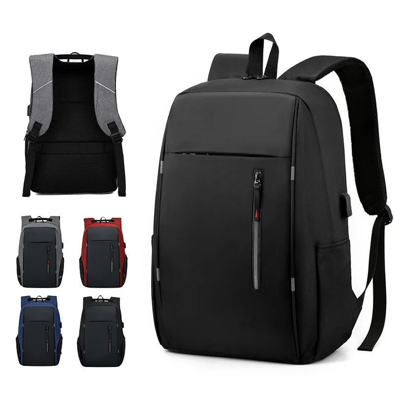 Men's Business Laptop Bag Multifunctional USB Charging Port Large Capacity Backpack Casual