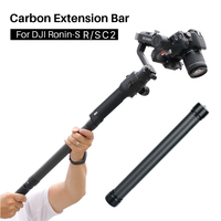 For Ulanzi AgimbalGear DH10 Carbon Fiber Handheld Extension Pole Stick for DJI Ronin S Stabilizer Gimbal Accessory Extend Pole