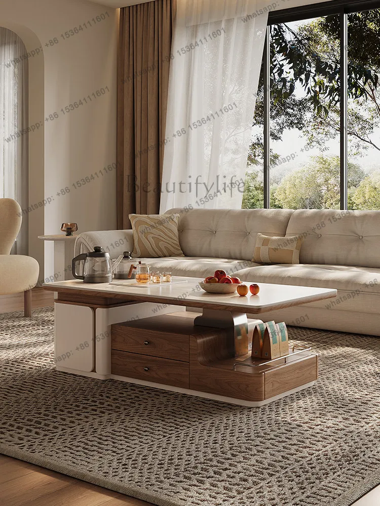 Living room coffee table household modern simple tea integrated high-end atmosphere
