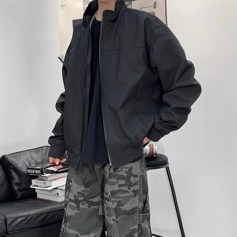 

Мужская осенняя американская футболка с воротником-стойкой Bla ort Flight Jaet, повседневная верхняя одежда из полиэфирного волокна