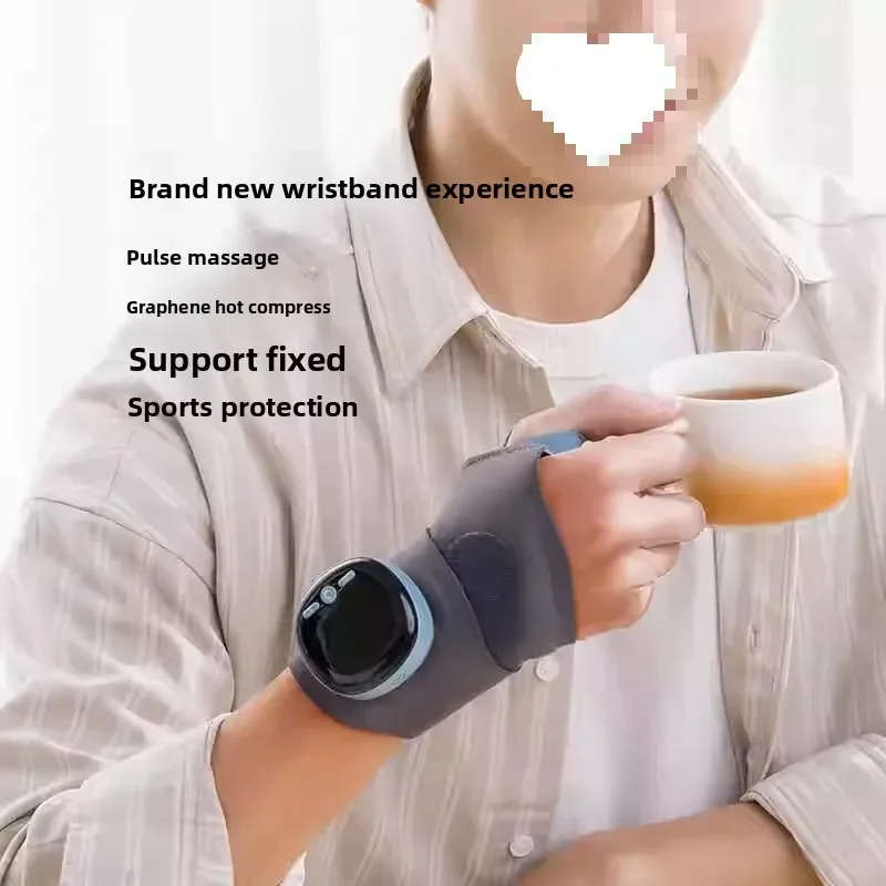 

D2H Hand Massage Instrument Wrist Hot Compress Electric Massage Sports Sprain Strain Injury Keep Warm Tendon Sheath Wrist Guard