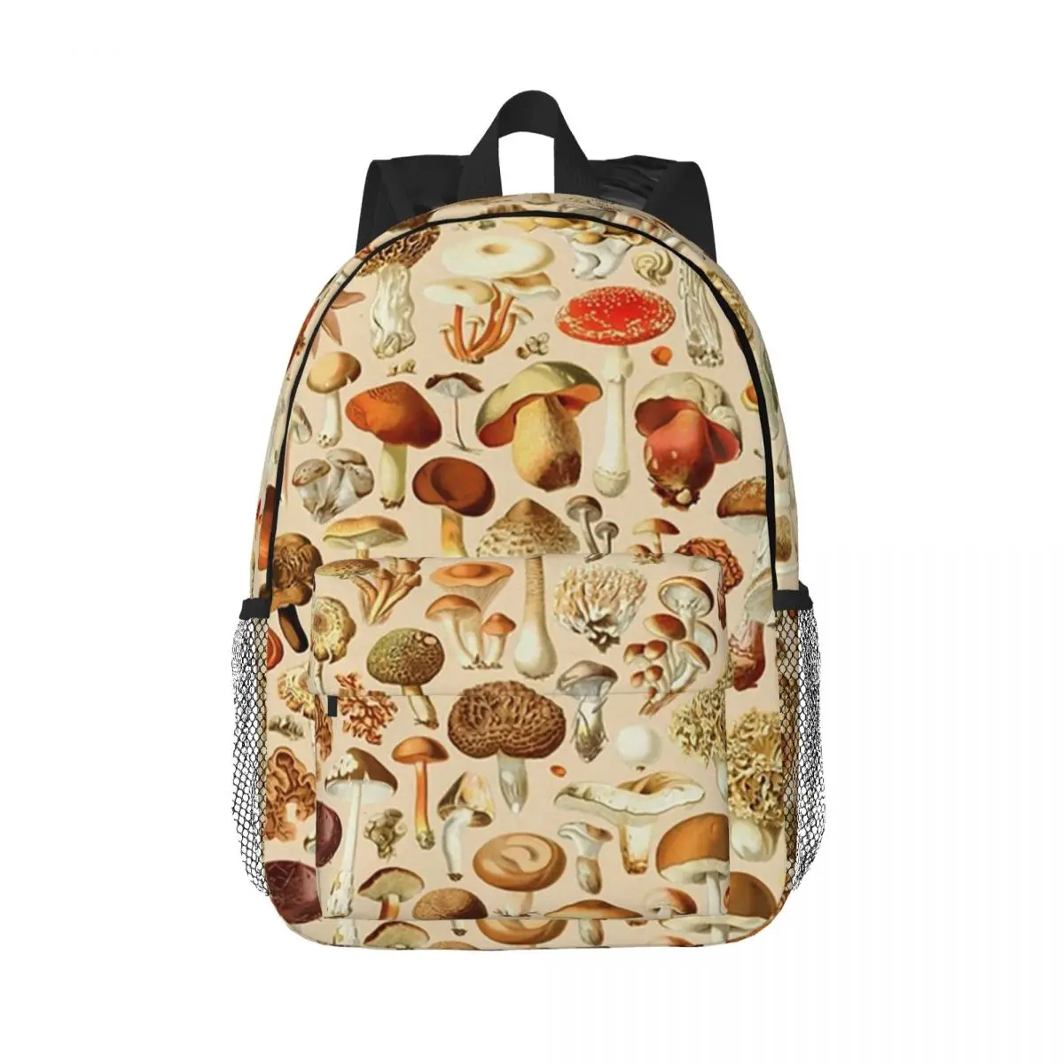 

Vintage Mushroom Designs Collection Backpacks Teenager Bookbag Children School Bags Laptop Rucksack Shoulder Bag Large Capacity