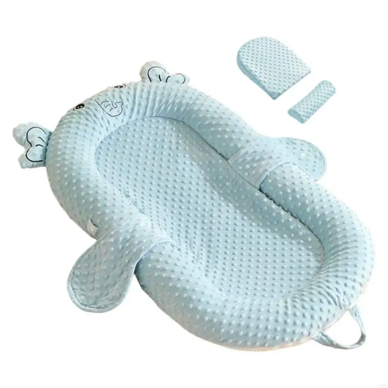 لينة حل النوم لحديثي الولادة السفر عش المتسكع جميل الكرتون الطفل سرير مهدئ في السرير يحاكي الوالدين الحضن 24BE