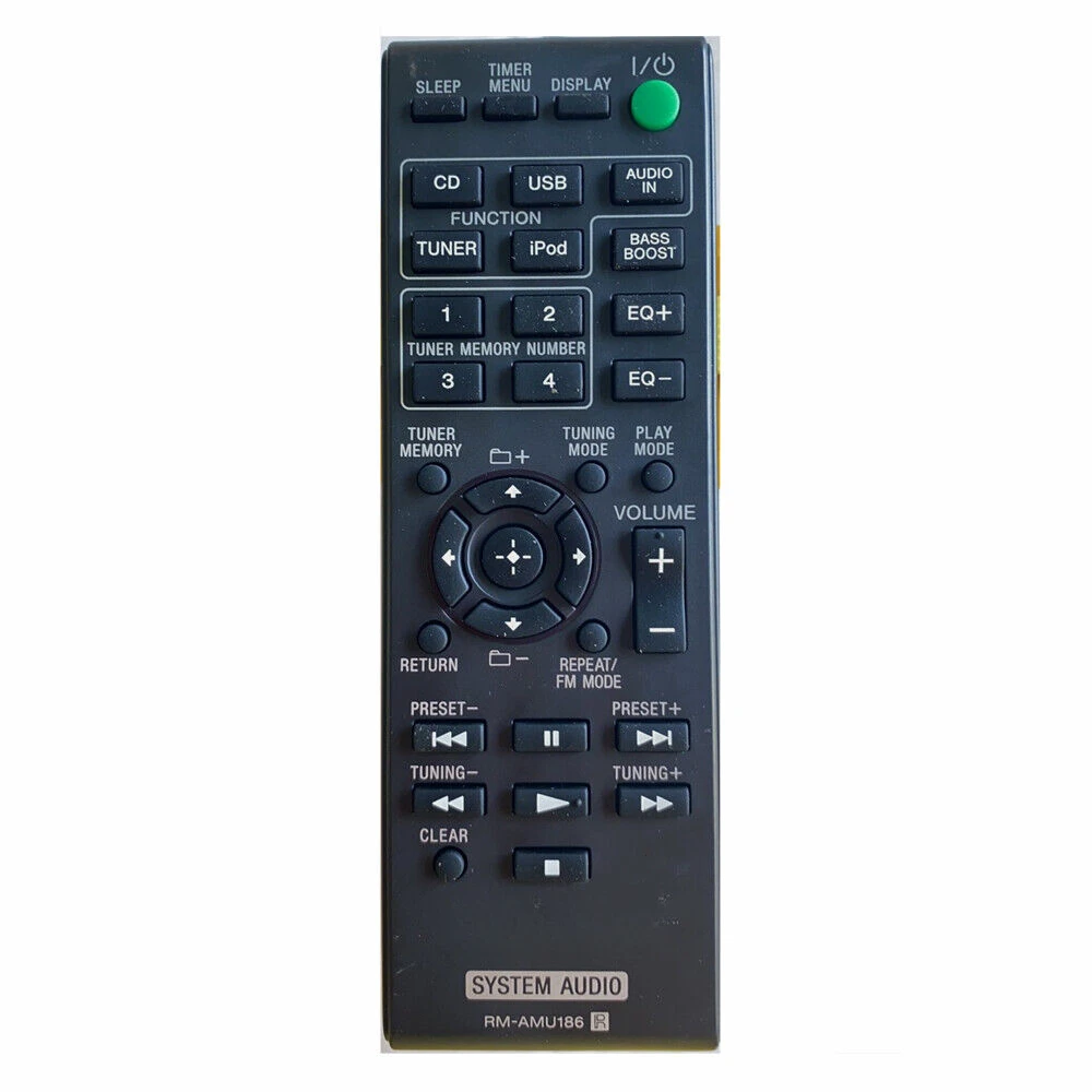 New Original RM-AMU186 For Sony System Audio Remote Control MHC-EC919iP EC919iP