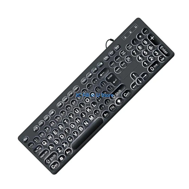 G8ta 104Keys لوحات مفاتيح الكمبيوتر الكاملة الحجم