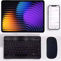 with Bluetooth Keyboard Mouse for Xiaomi Pad 7 6 5 6S Pro 78Key 10inch Rechargeable Wireless Keyboard Mice Set Combo