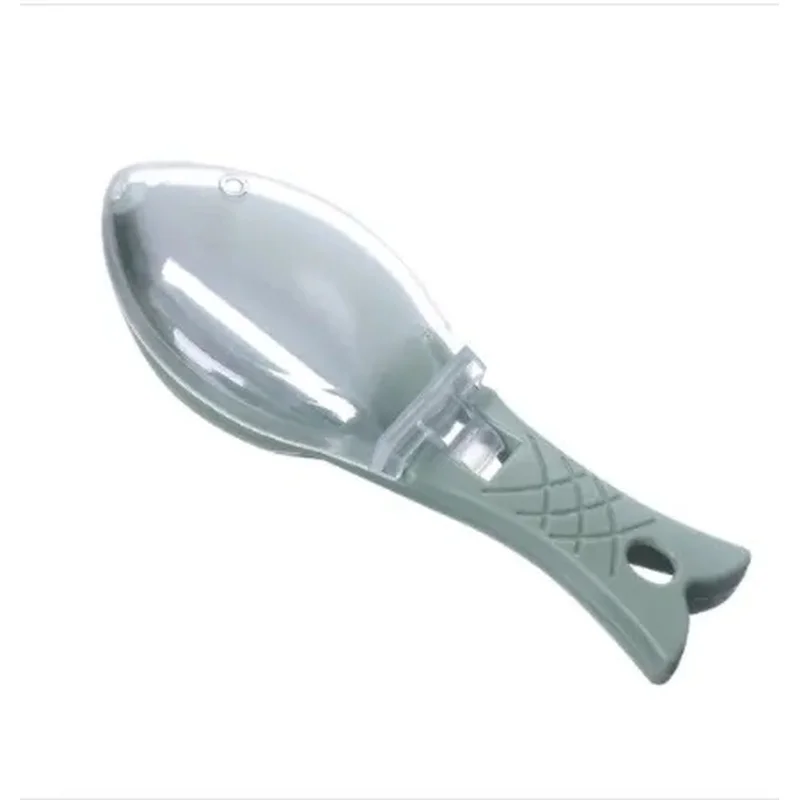 Manual Fish Scaler, Plastic Cover Hand‑held Remover Brush, Easy‑Clean Gadget For Household Kitchen Fish And Seafood Prep Work