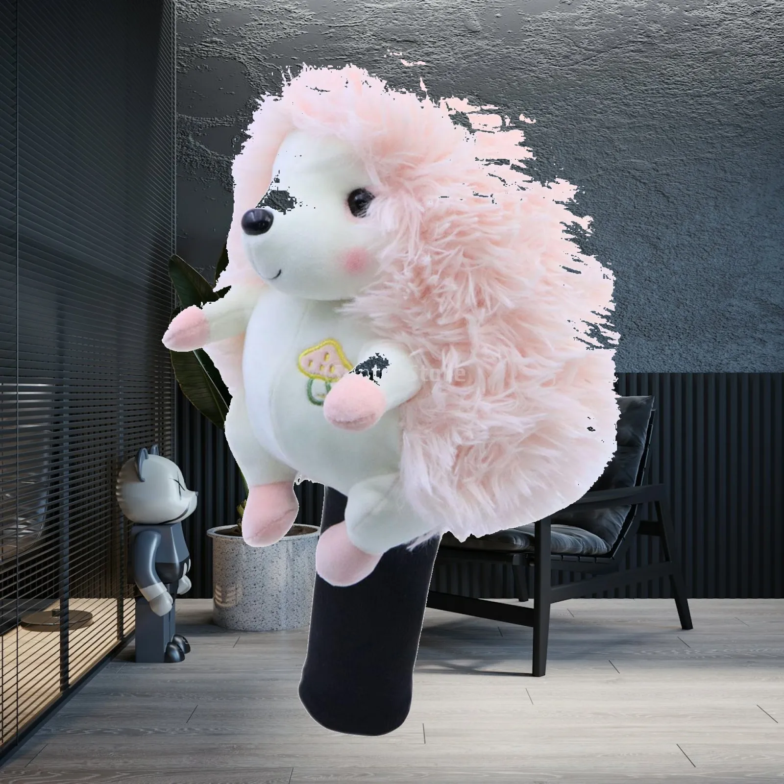 ゴルフウッドヘッドカバー動物型装飾品ソフト装飾アンチスクラッチかわいい漫画軽量プラッシュ練習用