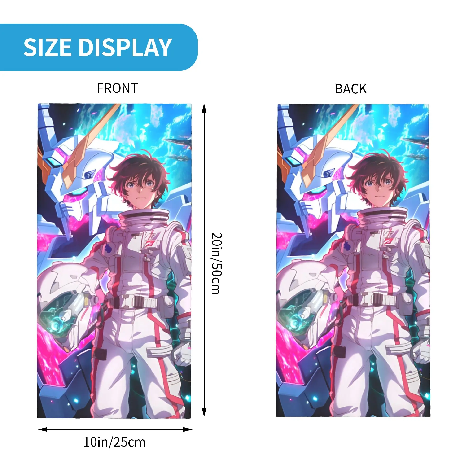Robot Movies (29) Bandana  Cover Club Gundam Face Scarf  Hiking  UnisexWinter Neckerchief