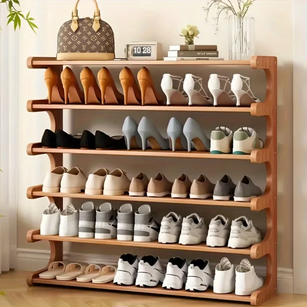 Simple Shoe Storage Rack Home Multi-Function Moisture-Proof Storages Shelves High-Capacity Practical Shoes Organizer Cabinets