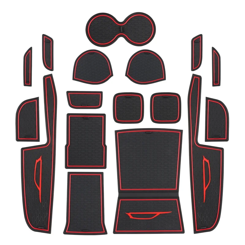

Car Door Groove Mat for Suzuki Vitara 2016 2017 2018 2020 2021 2022 2023 Door Slot Pad Cushion Non-slip