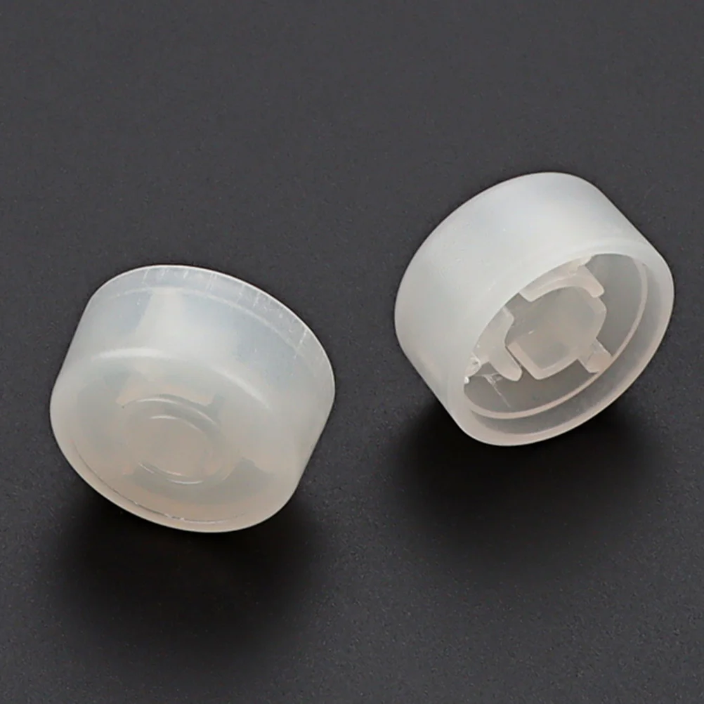 

2Pcs Plastic Guitar Effect Caps Compact Design Reusable Footswitch Toppers for Instrument Parts and Accessories