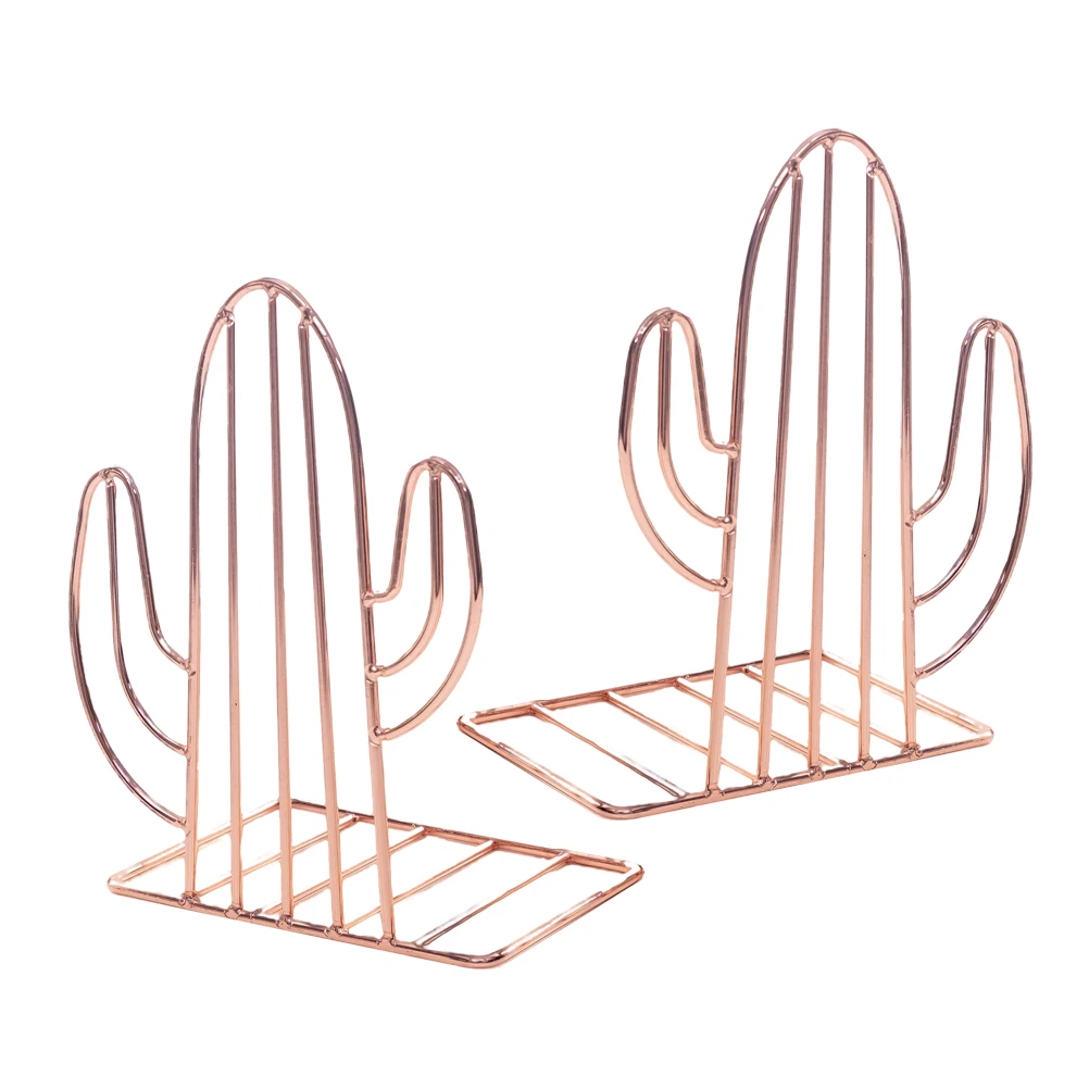 

1Pair Modern Metal Bookends Functional Book Stand for Tidy Desk Organization Supports Heavy Books in Office Classroom Library