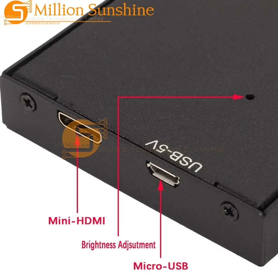 미니 HDMI 호환 MIPI 스트립, IPS LCD 모듈 모니터 디스플레이 스크린, CTP 터치 패널, AIDA64 라즈베리 파이용, 8.8 인치, 1920*480 4:1