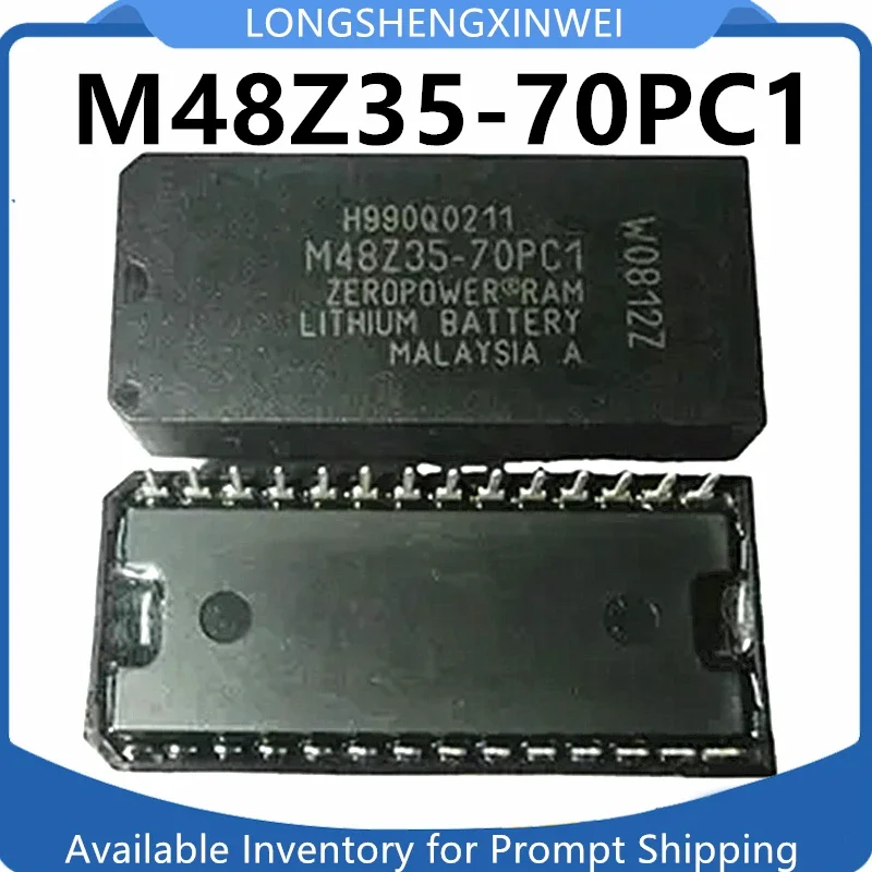 1PCS NEW M48Z35-70PC1 M48Z35 Static Random Access Memory DIP28 Spot