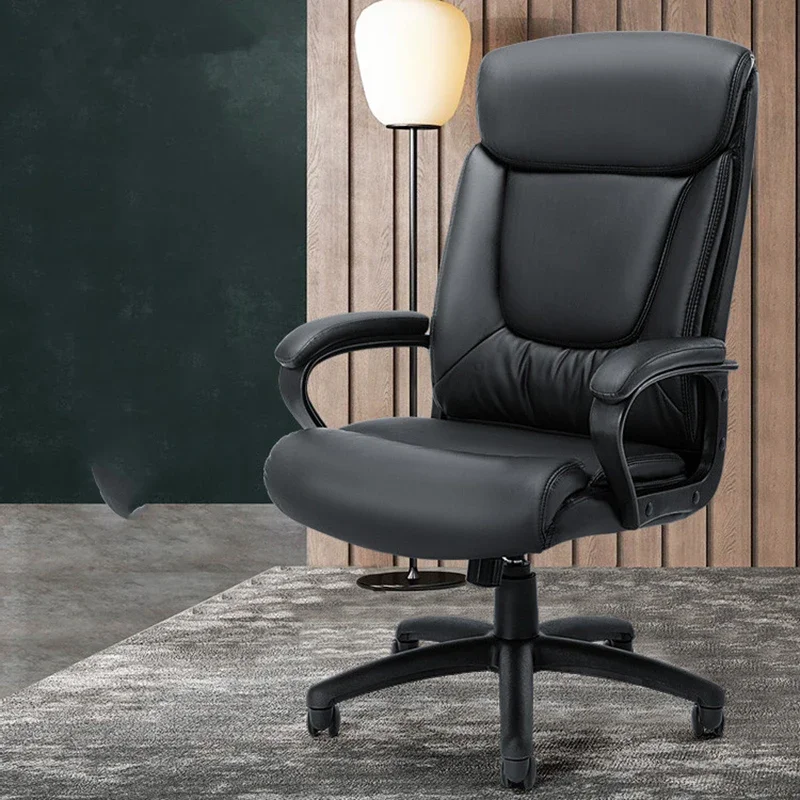 Low Chair Vanity Leather Office Desk Chairs Nordic Pc Room Cheap Gaming Rocking Furniture Home Comfortable Posture Correction