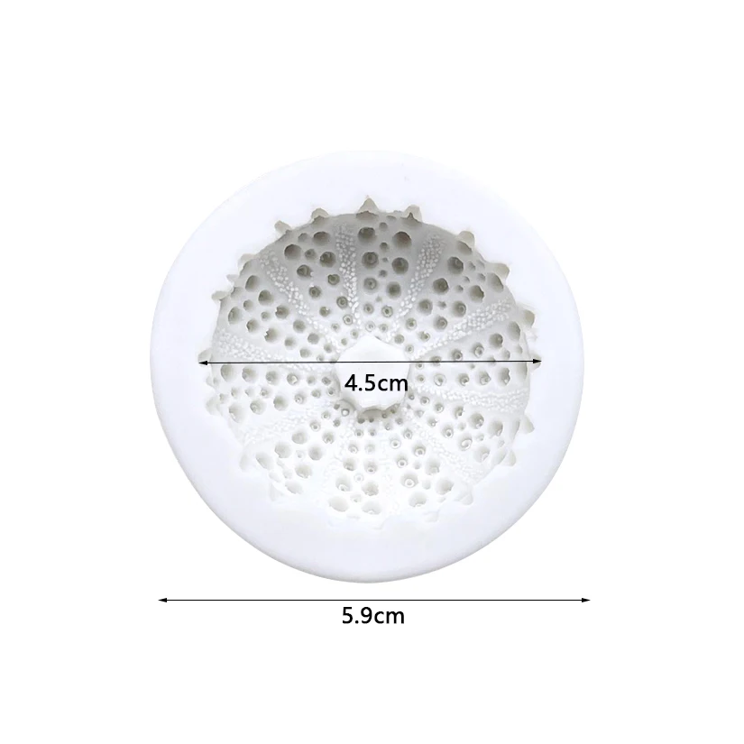 Sea Urchin Shell Silicone Cake Baking Mold Sugarcraft Chocolate Cupcake Resin Tools Fondant Cake Decorating Tools