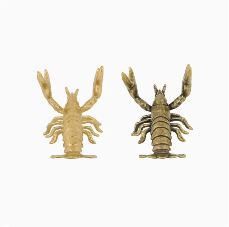 Gold Lobster Furniture Handle Door Knobs Brass Insect Handles For Kitchen Wine Cabinet Door Wardrobe Cupboard Drawer Pulls Diy
