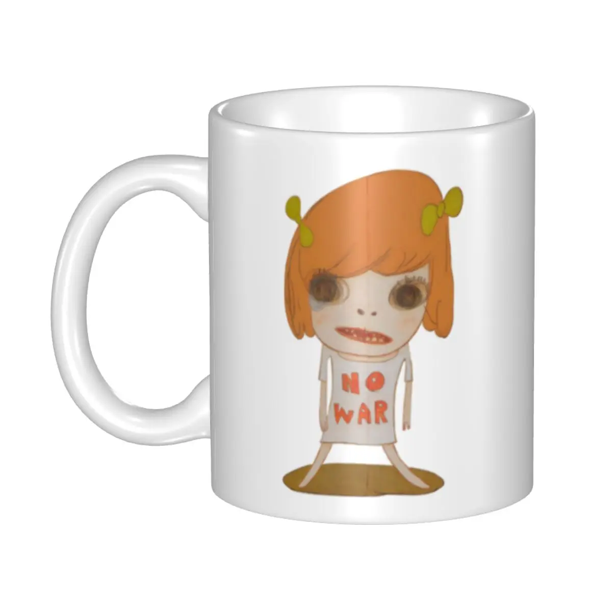

Personalized Cartoon Manga Yoshitomo Nara Coffee Mug DIY Ceramic Milk Tea Cups
