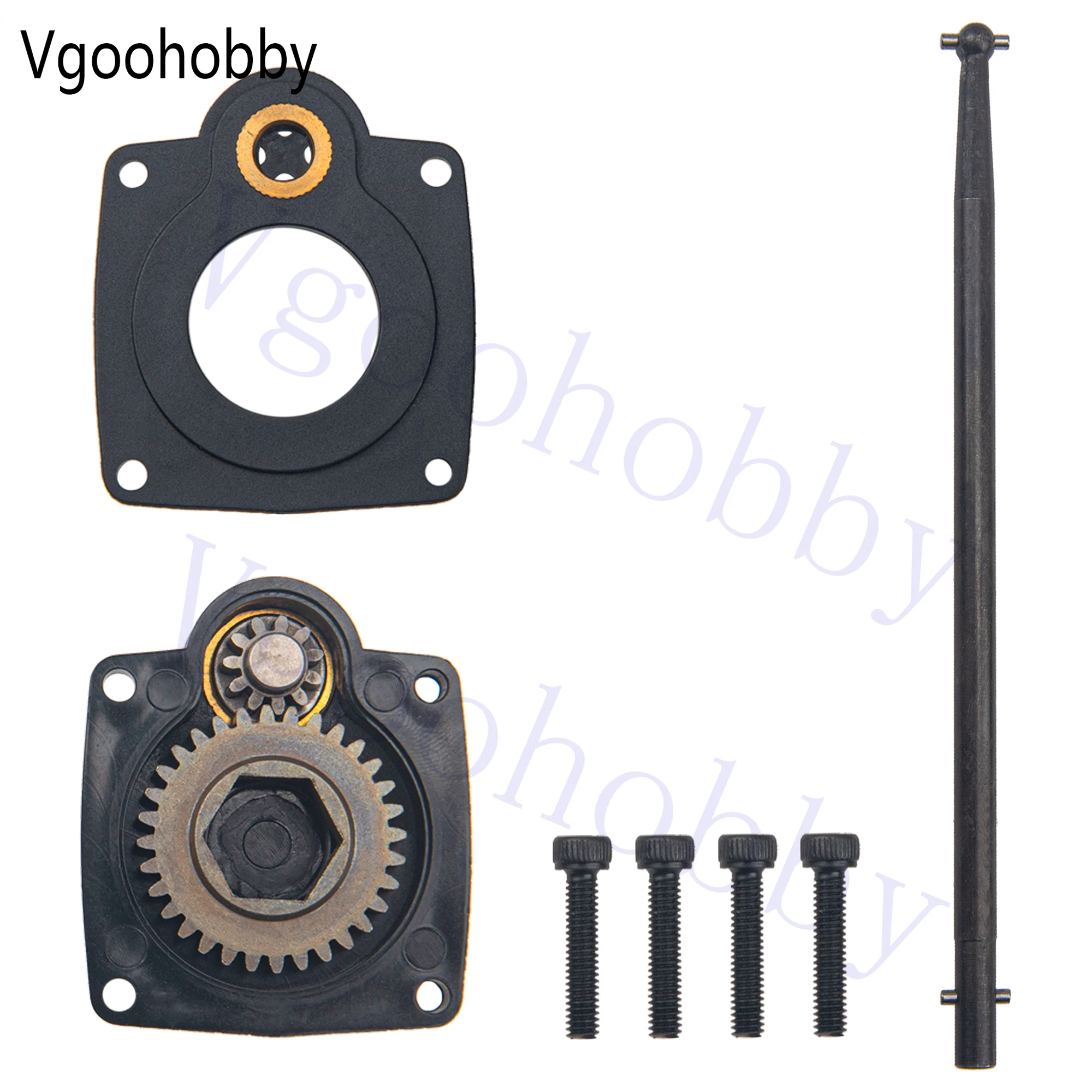 Electric Roto Starter E-Start Backplate Power Back Cover 11012 & Drill Start Wand Power Starter Shaft Rod Pin End or RC 32mm)