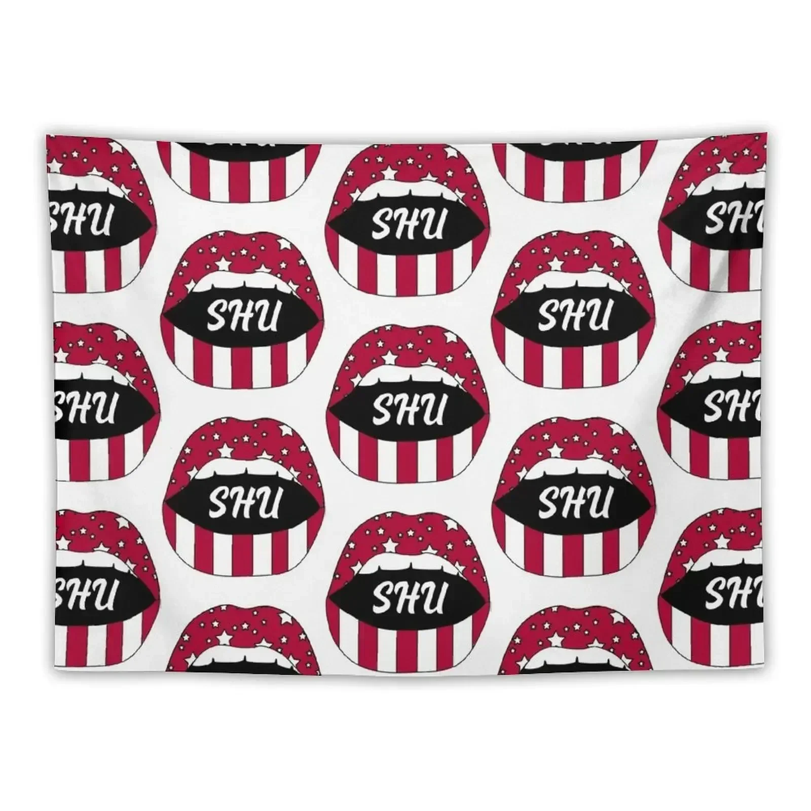 

SHU Lips! Tapestry Bathroom Decor Room Ornaments Room Decor Cute Aesthetic Room Decors Tapestry