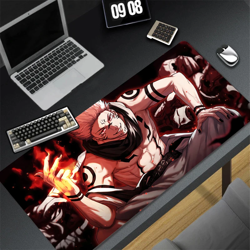 

Pattern Game Mousepad Pad Rubber Mouse Mat Desk Gaming Non Slip Table Mat PC Gamer Cabinet Mousepad E-evangelionS Keyboard Pad