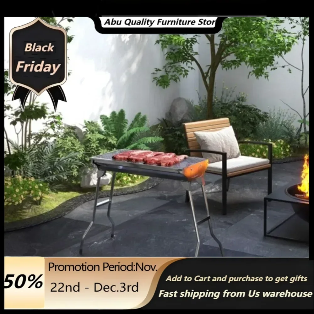 Portable Charcoal Grill /BBQ Grill  Portable and lightweight charcoal with foldable legs for backyards poolside parks camping